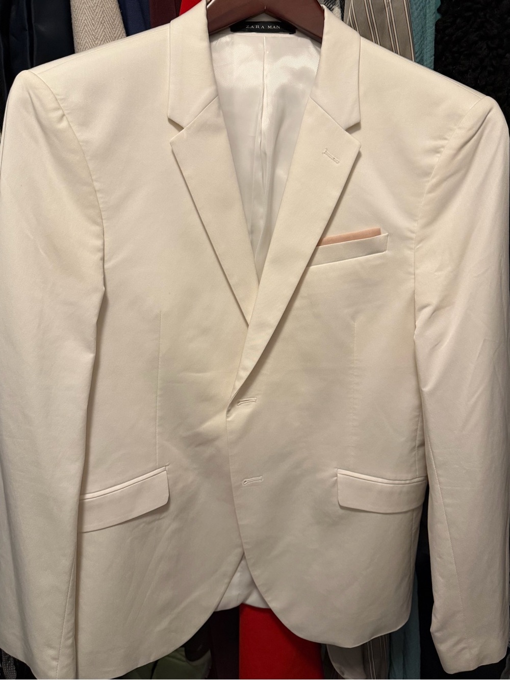Zara Ivory Blazer - Men's Classic Single-Breasted Jacket
